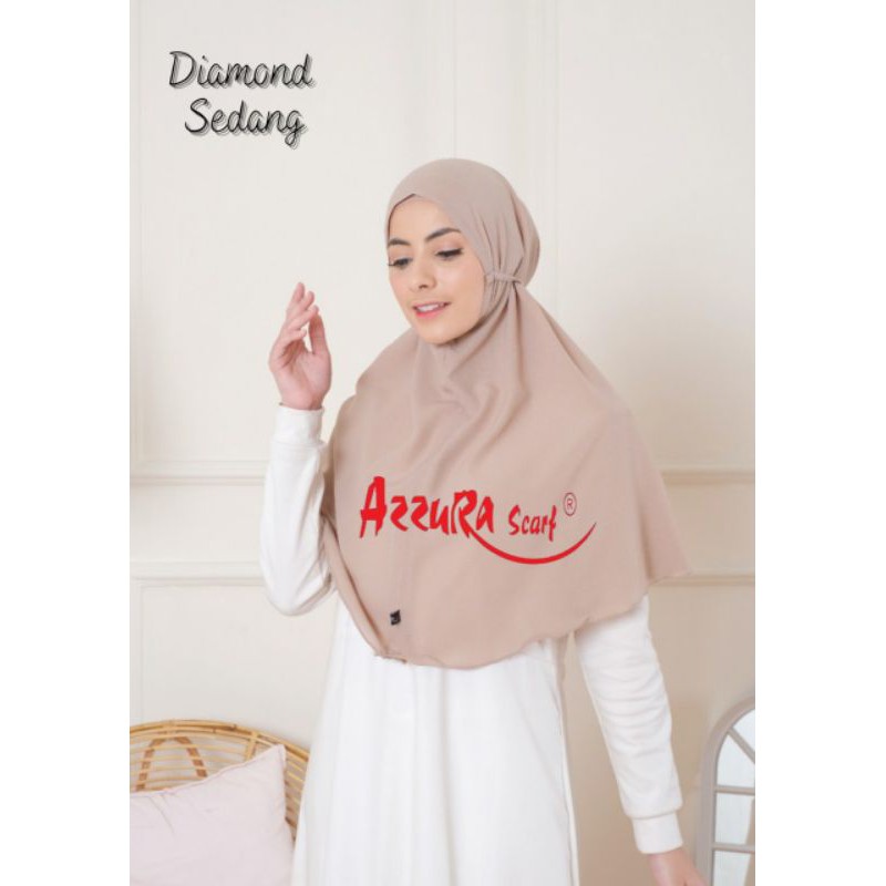 BERGO MARYAM DIAMOND | HIJAB MARYAM | ORIGINAL | AZZURA | BERGO TALI | BERGO POLOS | HIJAB INSTAN-1