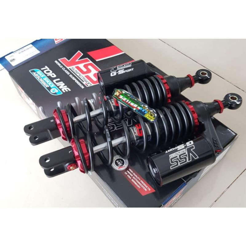 SHOCKBEKER SHOCK HONDA PCX  & YAMAHA NMAX 2015/2019 YSS G-SPORT  BLACK SERIES ORIGINAL