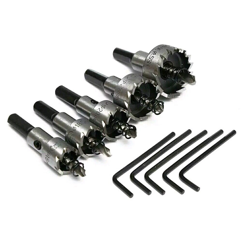 Mata Bor Hole Saw Besi Set 5pcs Holesaw HSS