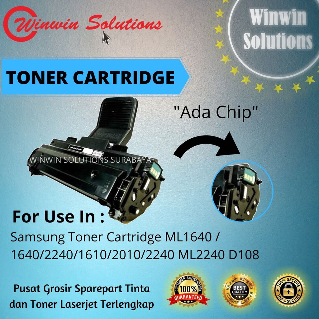 Toner cartridge samsung ml1640 ml2240 1640 2240 d108 d-108