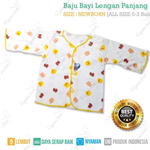 3-6 Set Baju Lengan Panjang Bayi &amp; Celana Panjang Bayi Shankusen Newborn(0-6Bulan) - 3-6Pasang-Vega5us Store(COD)