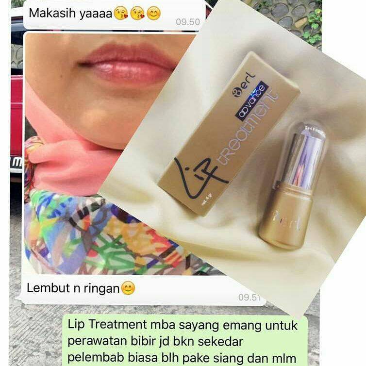 Produk Pemerah Bibir dan Pelembab Bibir Alami untuk memerahkan bibir B Erl Cosmetics Lip Treatment