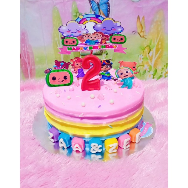 

kue ultah cocomelon