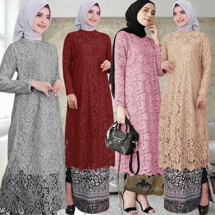 HOT SALE  TUNIK CAROLIN BROKLAT / ATASAN WANITA