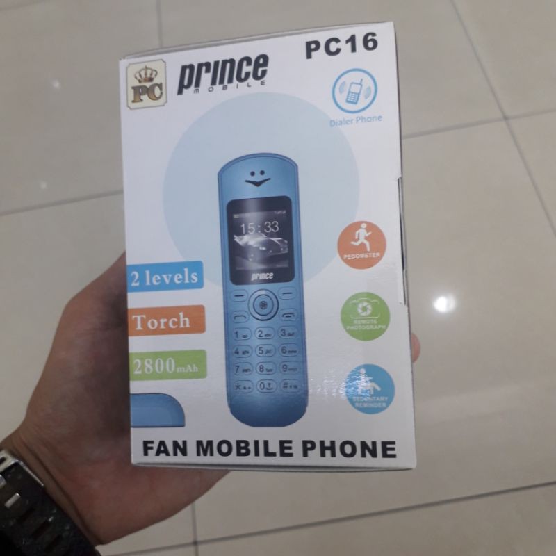 Hp Prince PC 16 Fan Hp Unik Dual sim hp Kipas Mp3 Radio Senter Hape langka-7