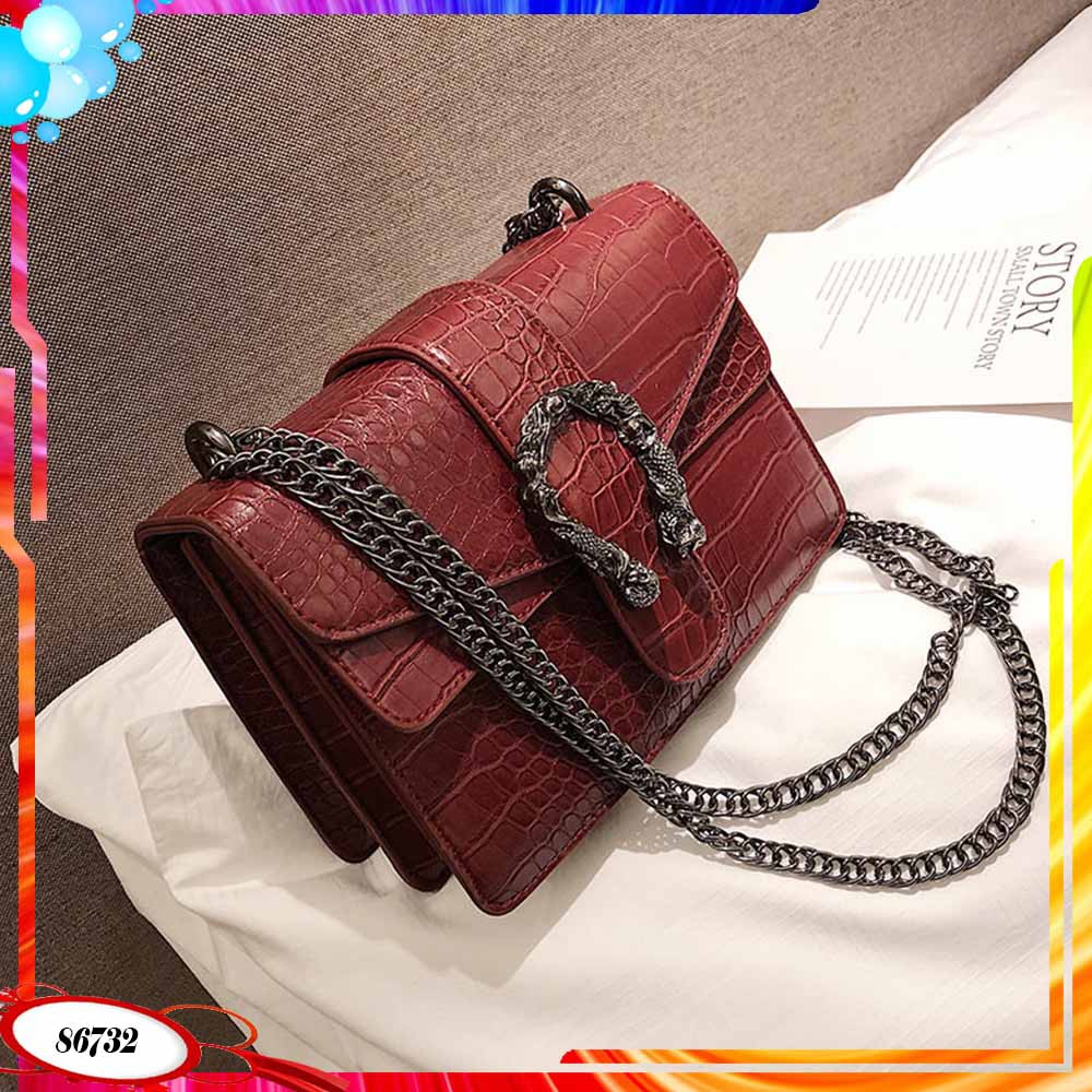 BQ2656 / 86732 1KG BISA 2TAS TAS SELEMPANG MOTIF TAS HANGOUT IMPORT TERBARU BY TAS BATAM OFFICIAL