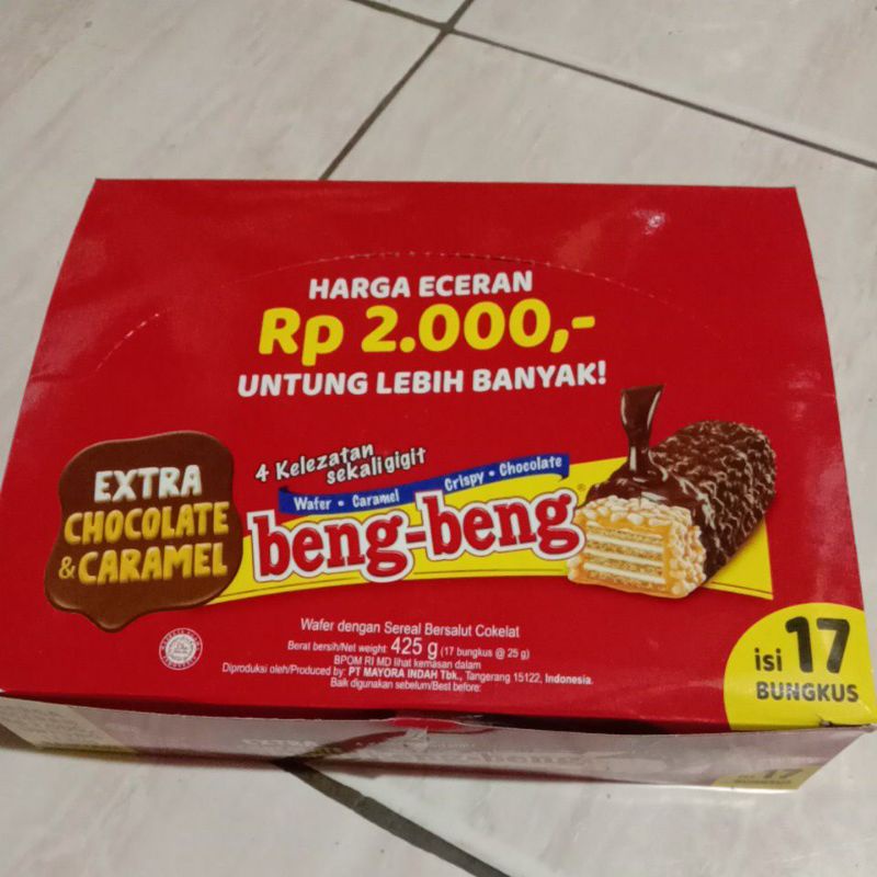 

BENG - BENG Wafer Caramel 1 BOX ISI 17 pcs