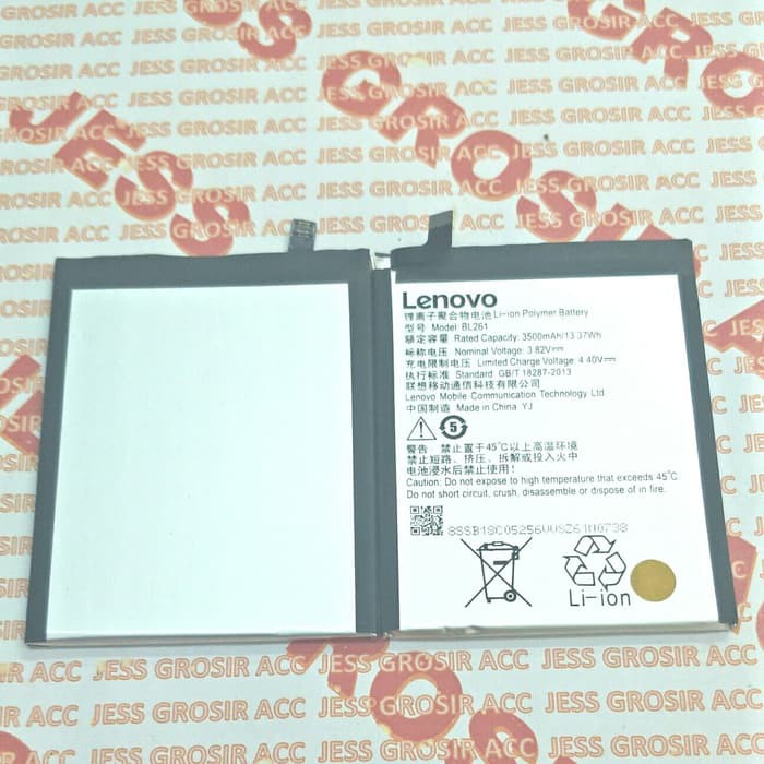 Baterai Original Lenovo BL261 , BL-261 , A7020A48 , K52T38 , K52E78