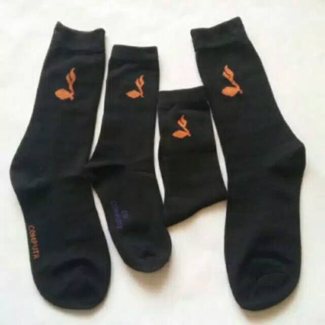 KAOS KAKI PRAMUKA HITAM SPANDEK AWET SEKOLAH SD SMP SMA