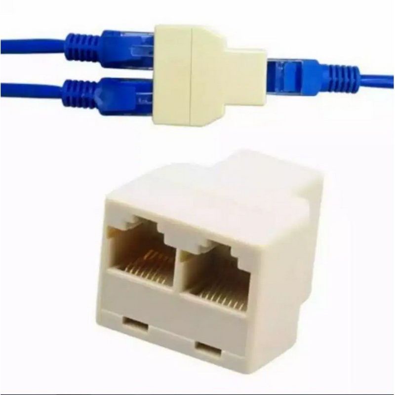 BARREL / BAREL / SAMBUNGAN EXTENTION RJ45 1 - 1 / 2 - 1 KUALITAS SUPER