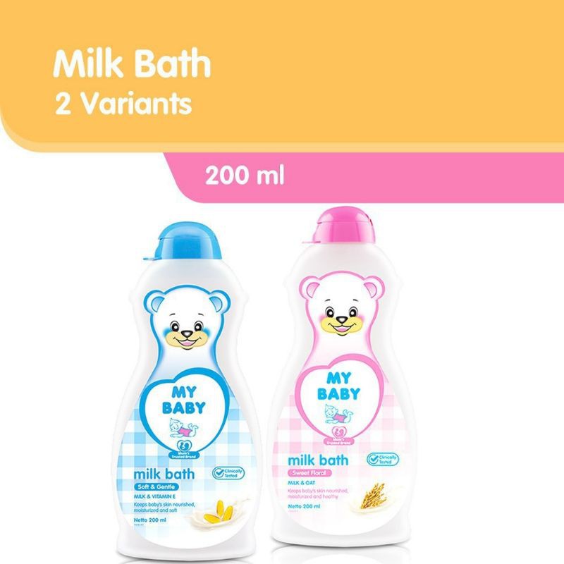 My Baby Milk Bath 200ml / My Baby Baby Bath 100ml