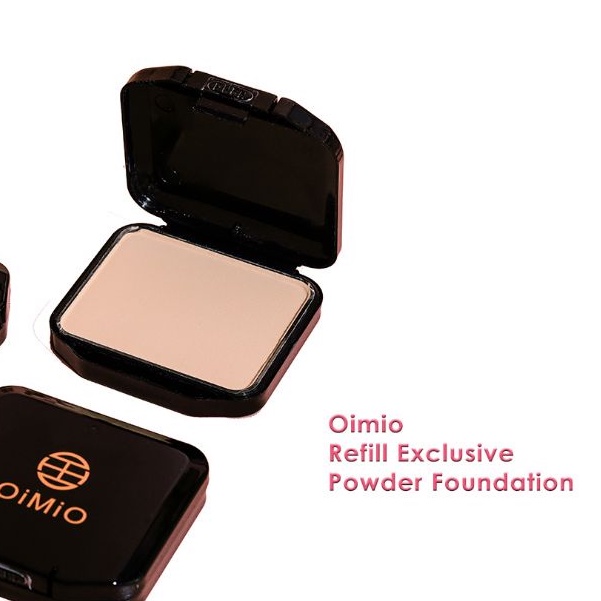 ⭐BAGUS⭐ OIMIO Exclusive Powder Foundation 12gr | Bedak Padat Refill Full Size