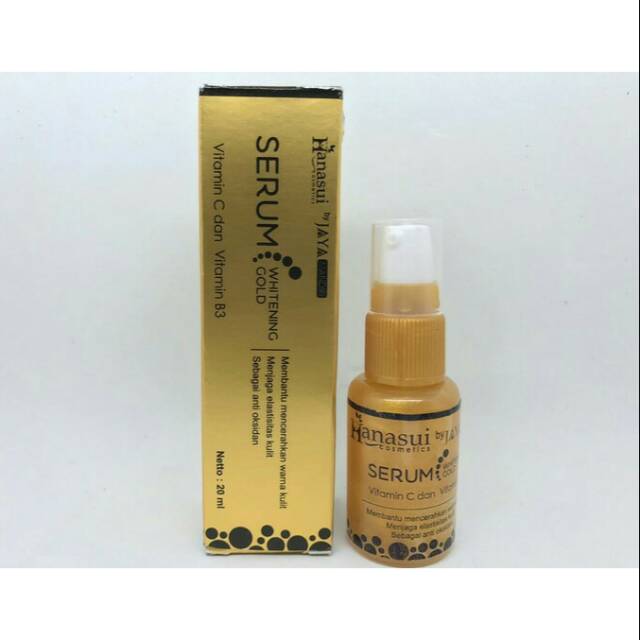 HANASUI SERUM GOLD WHITENING BPOM JAYA MANDIRI