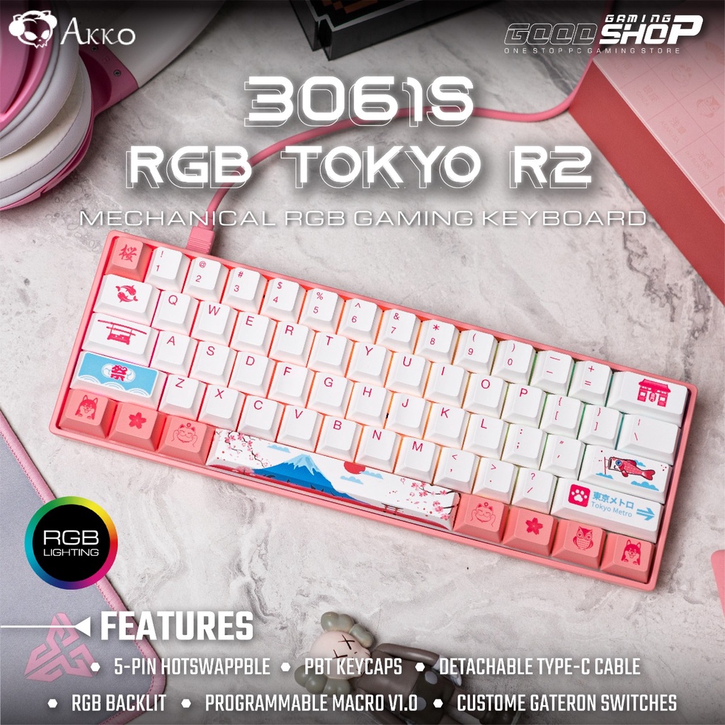 Akko 3061S Tokyo R2 OSA Profile RGB - Gaming Keyboard