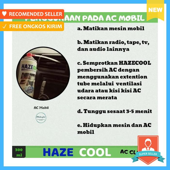 Ac Cleaner Spray (Pembersih Ac) Hazecool