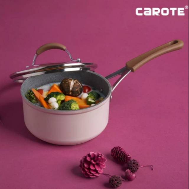 Carote Bio-Pink Sauce Pan 18 Cm