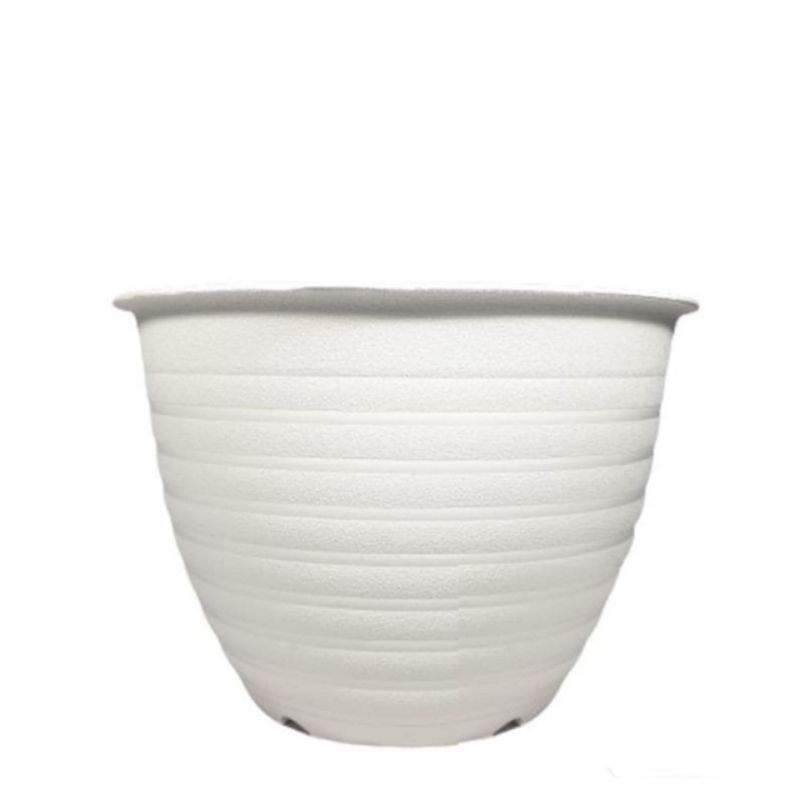 POT MADU 25 PUTIH  /POT KEONG 25 PUTIH /POT TAWON 24 CM PUTIH-GROSIR POT TAWON MURAH