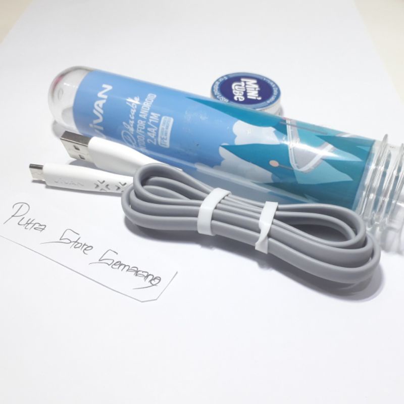 Fast Charging Kabel cas tipe C Kabel Charger Vivan Type C Tube