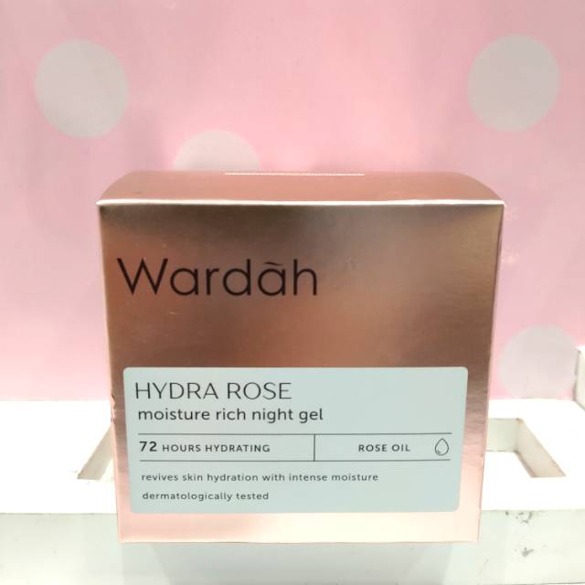 Wardah hydra rose night gel
