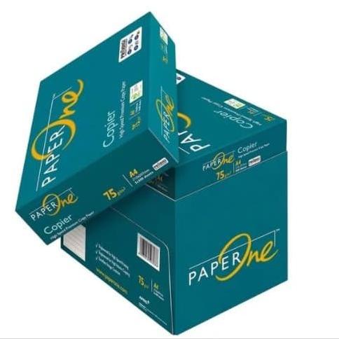 

[Grab/Gojek] Kertas Fotocopy Print HVS A4 75 / 80 gr PaperOne Box Dus KERTAS HVS