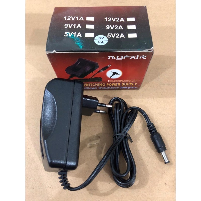 Adaptor switching 6 v 2 a Power supply 6v 2a MYFAIR