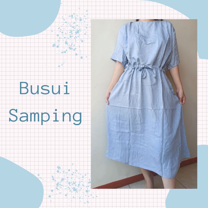 Daster Busui Adem Bahan Rayon Bukaan Pinggir