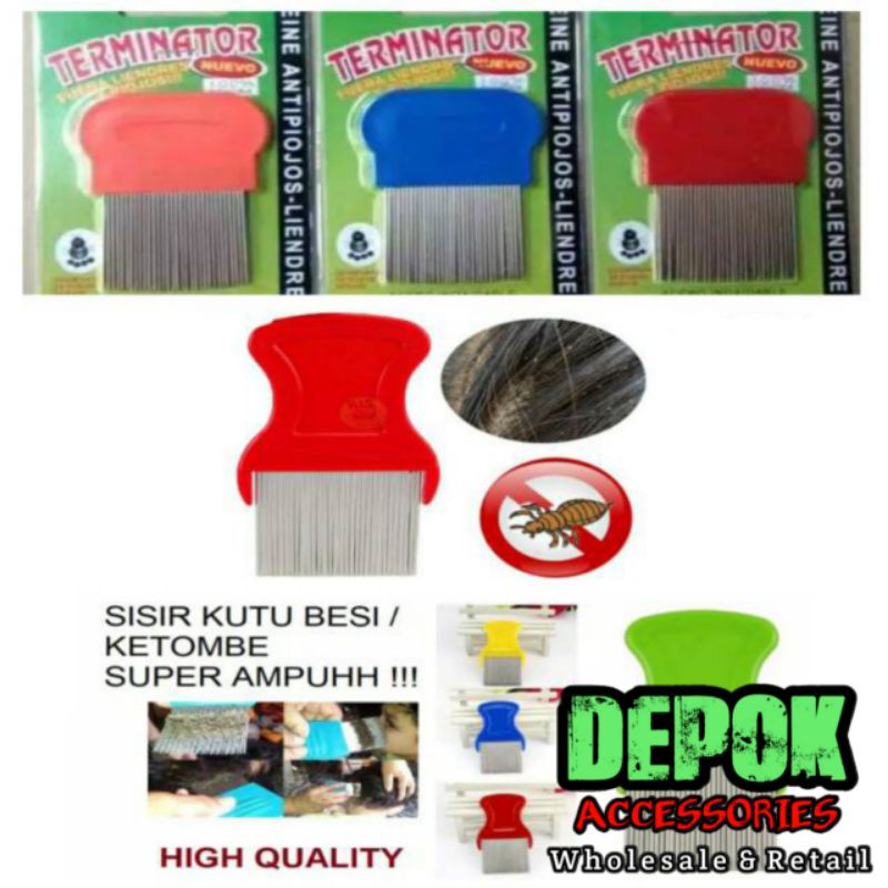 SISIR SERIT KUTU MAGNET STAINLESS STEEL / Sisir Serit Rambut