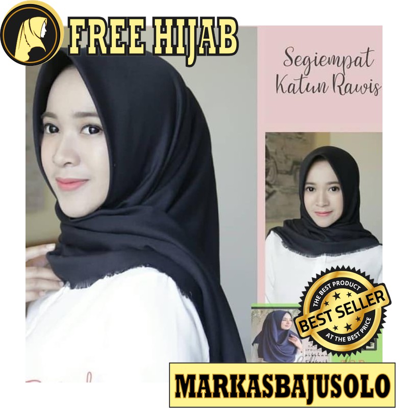 SAUDIA ANSANIA SEGI EMPAT RAWIS HIJAB SQUARE / JILBAB SYARI SEGI EMPAT SAUDIA VOAL UMAMA SERUT