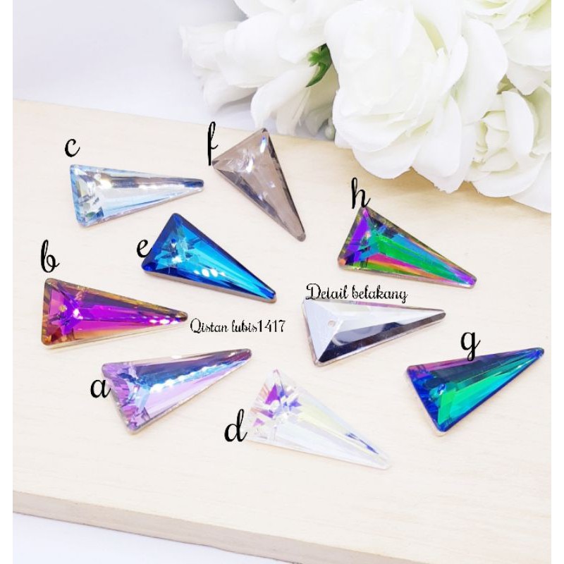 Crystal spike austria uk 20x39mm dan 10x18mm