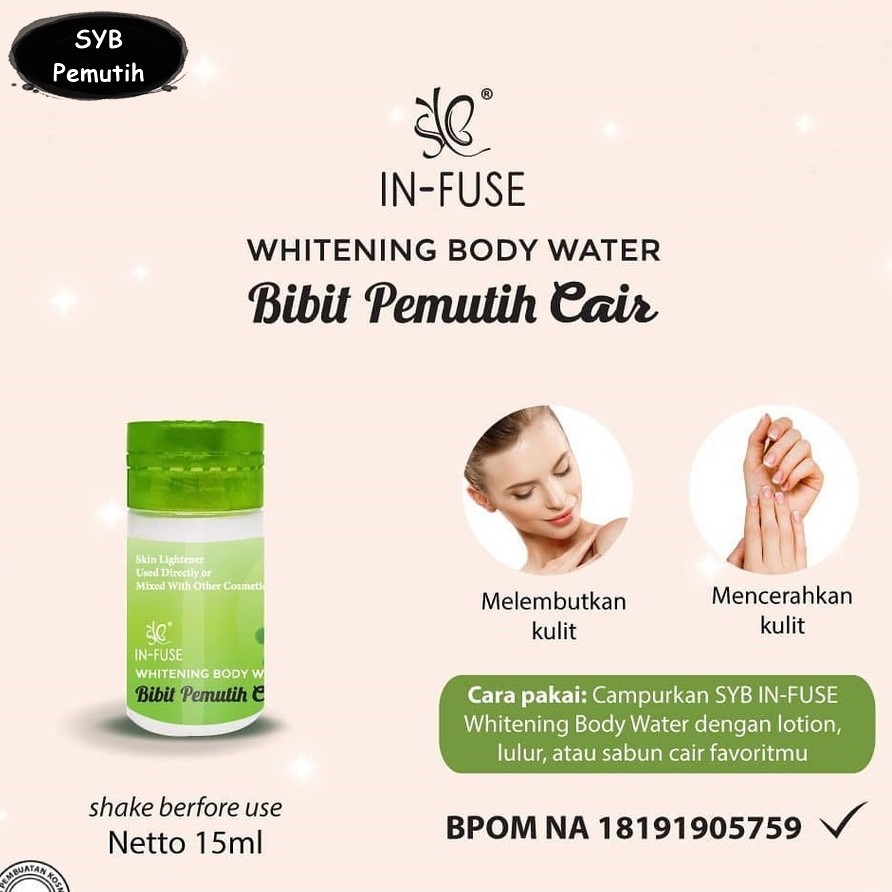 SYB BIBIT PEMUTIH LOTION, SABUN,BODY SCRUB,BODY SERUM,SABUN BATANG ORIGINAL BPOM