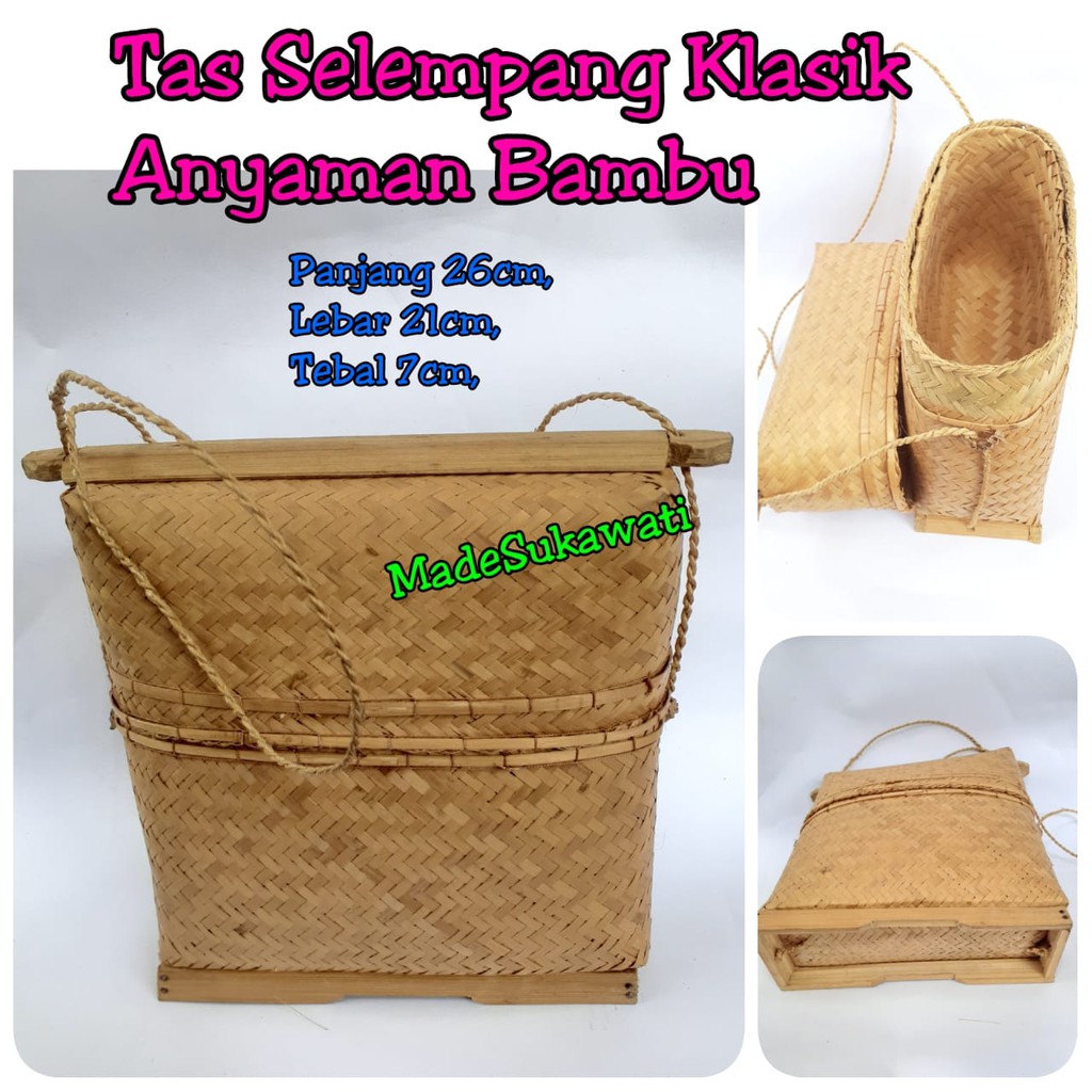 Tas klasik anyaman bambu bali