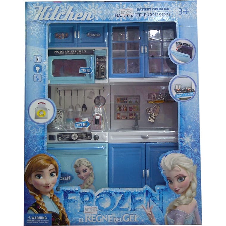  Kitchen  Play Set  Mainan  Dapur Anak Frozen  Snow Ice 