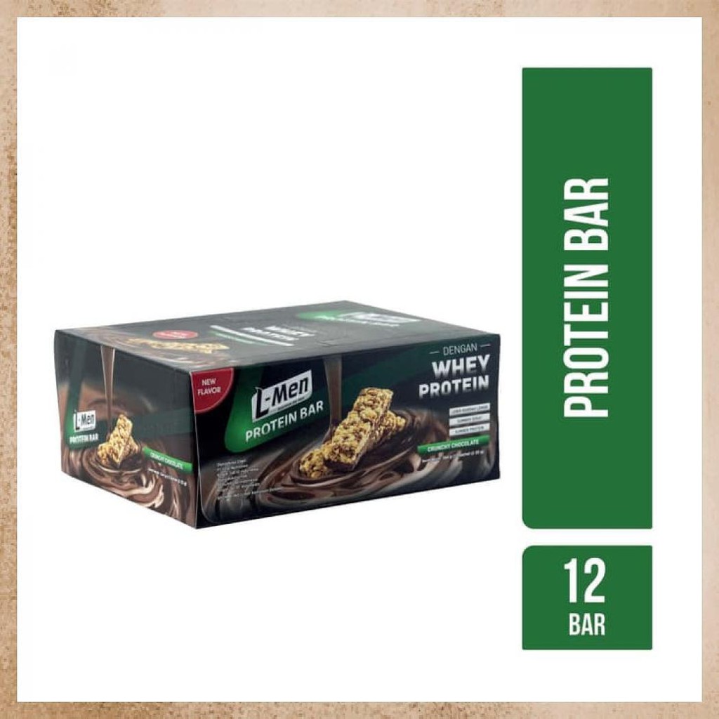 

L-MEN BAR CRUNCHY CHOCOLATE (12 SCH