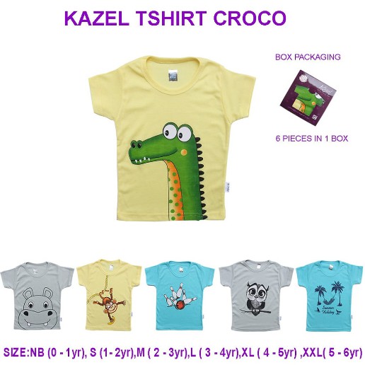  Kazel  T Shirt Crocodile Edition Shopee Indonesia