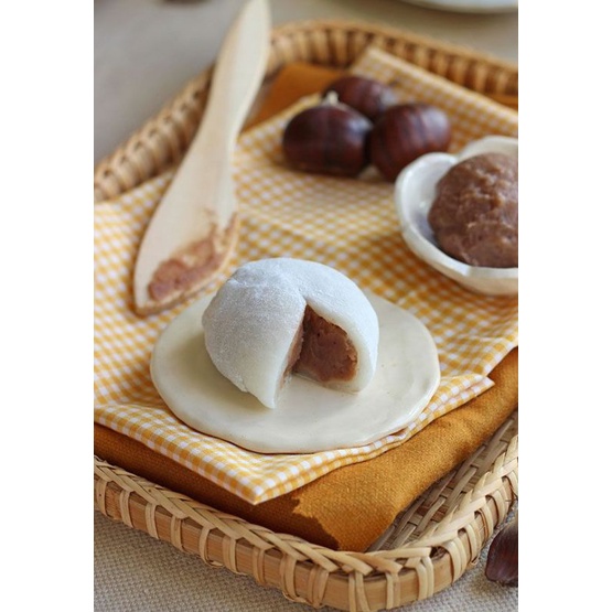 

mochi susu rasa coklat