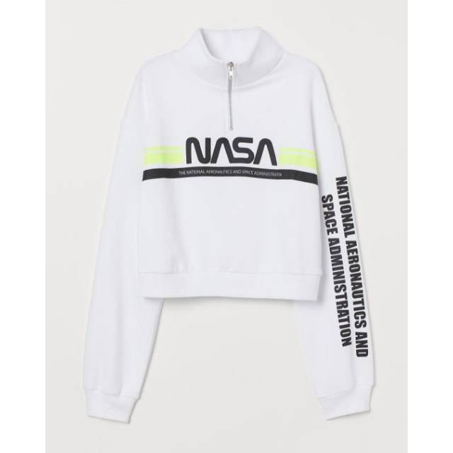 KOREA RAJUT LUCU HITAM BIRU LANGIT UNGU / H&M SWEATSHIRT - NASA SWEATER WANITA SWEATER CROP