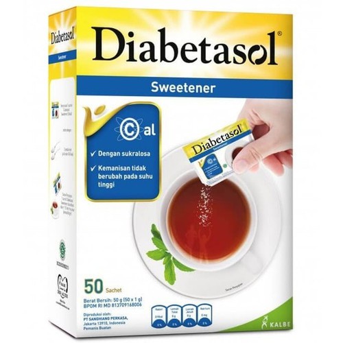 

Diabetasol Sweetener 50 Sachet - Pemanis Alami