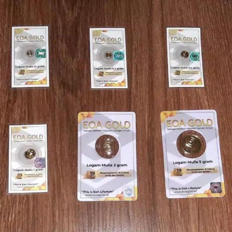 Emas 1 gram 24 Karat Murni 1gr