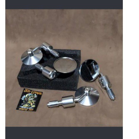 bar end mirror spion custom spion jalu silver universal vespa matic