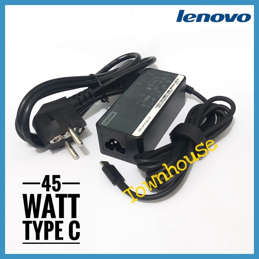 Adapter Charger for Lenovo Chromebook 100e 300e 500e C330 S330 ThinkPad T470 T480 T490 E480 E580 P52s P43s ADLX45YAC3A ADLX45YLC3A chromebook 2nd Gen S330