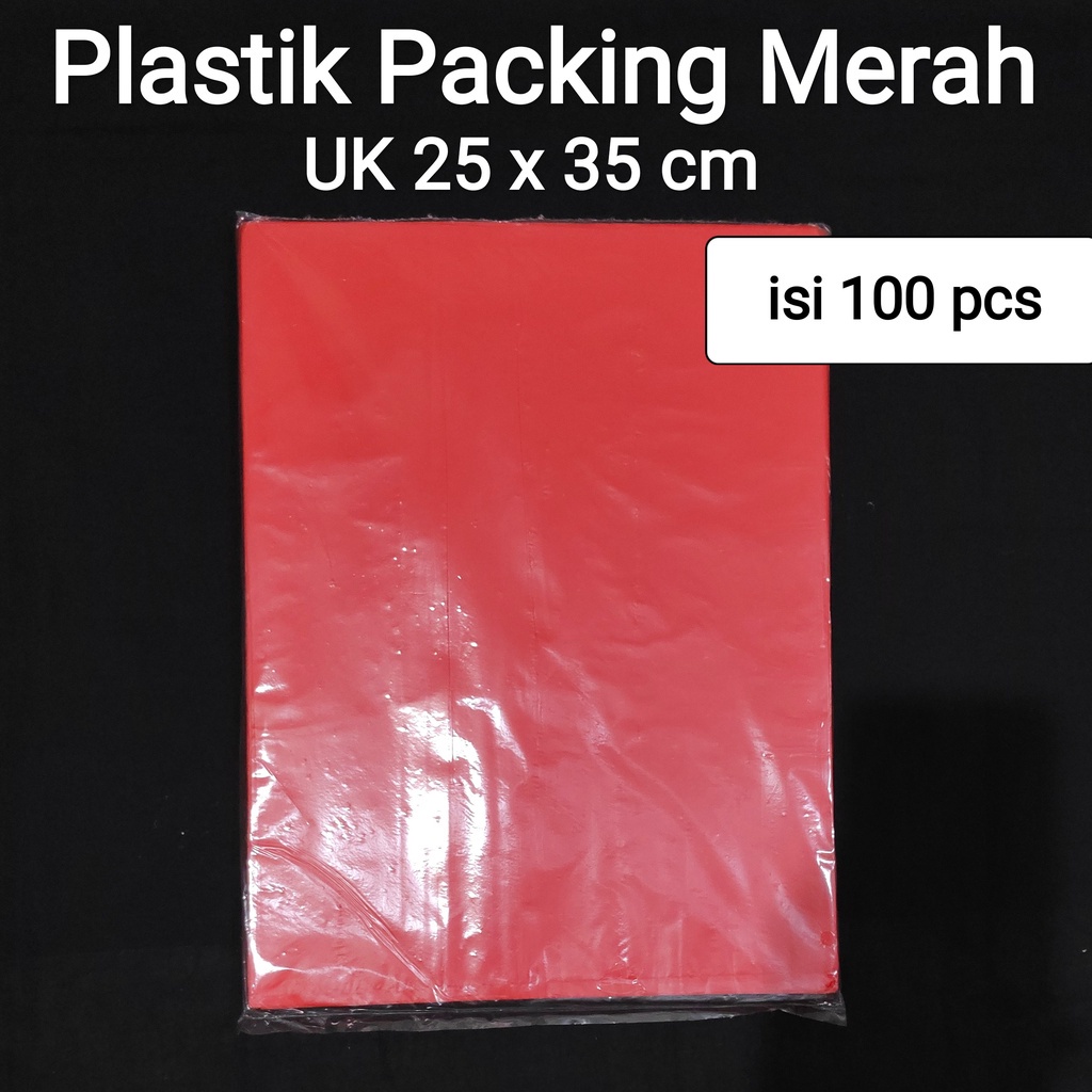 HD packing uk 25x35 polos (isi 10 bks), plastik packing tanpa blong- Plastik Bungkus Paket