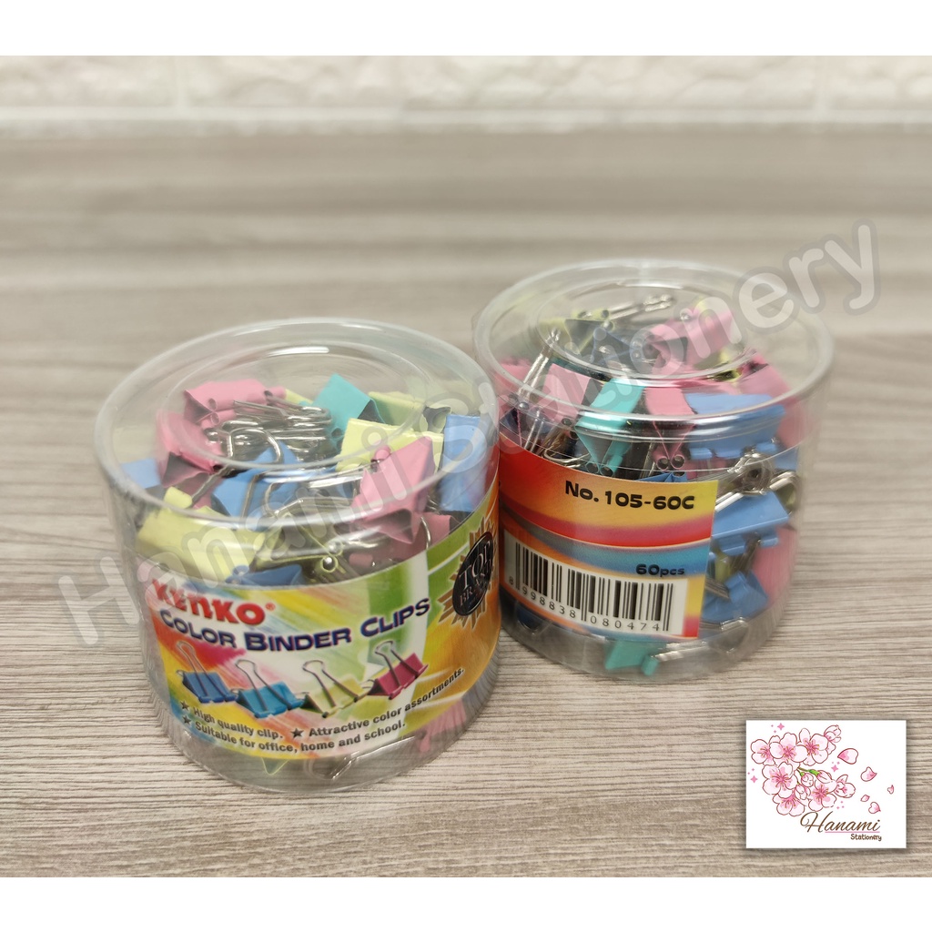 

KENKO COLOR BINDER CLIP No.105-60C