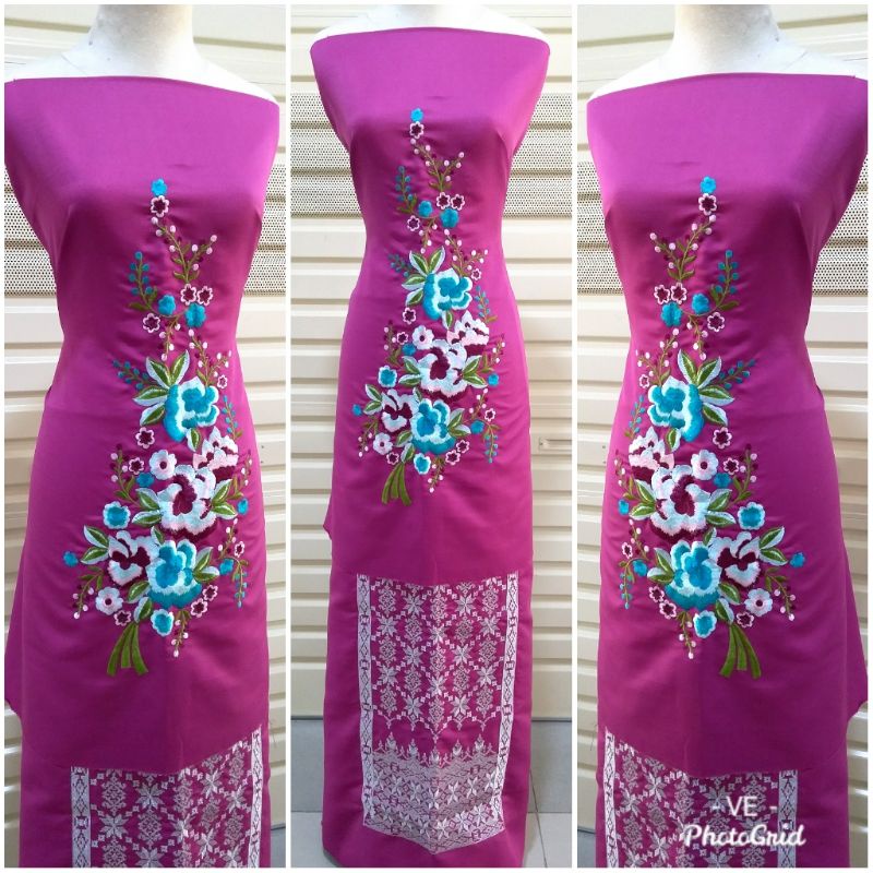 KAIN BAJU KURUNG BORDIR/STELAN KAIN BORDIR BALOTELY