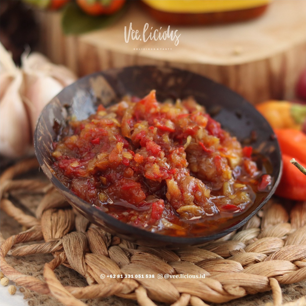

Sambal Bawang Vee.licious - Kemasan 200 gr