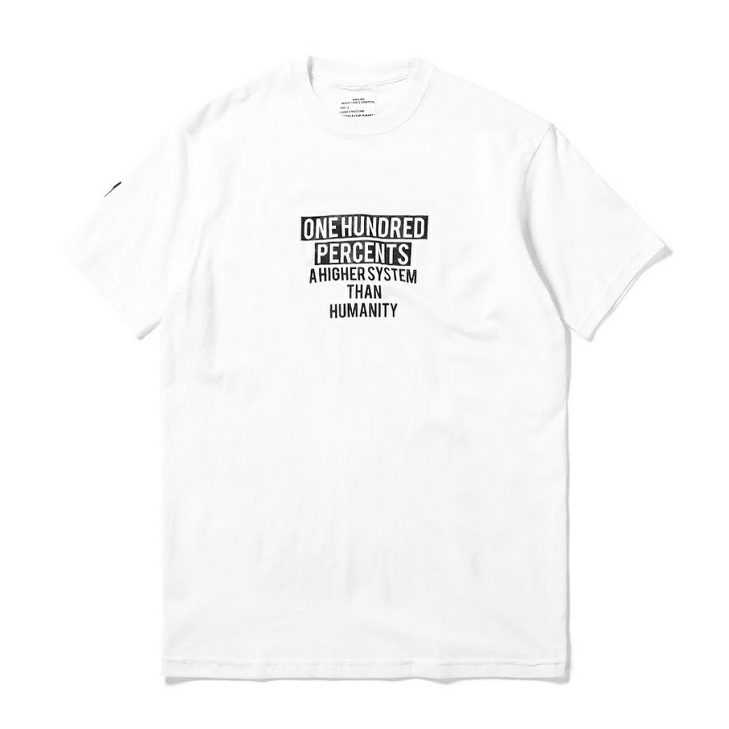 TSHIRT MASS MEDIA MURDER - ONE HUNDRED PERCENT WHITE