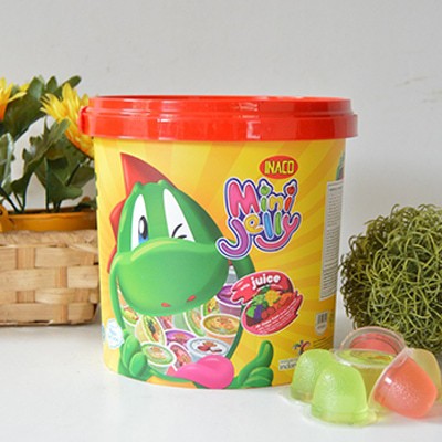 Jelly Inaco/ Inaco Jelly/ Inaco / Agar Ager Inaco Mini Jelly Inaco Mix Fruit Cemilan Kekinian Ember