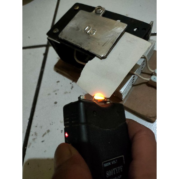 korek api listrik plus senter