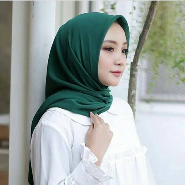 Bella square hijab pollycotton -Ngros
