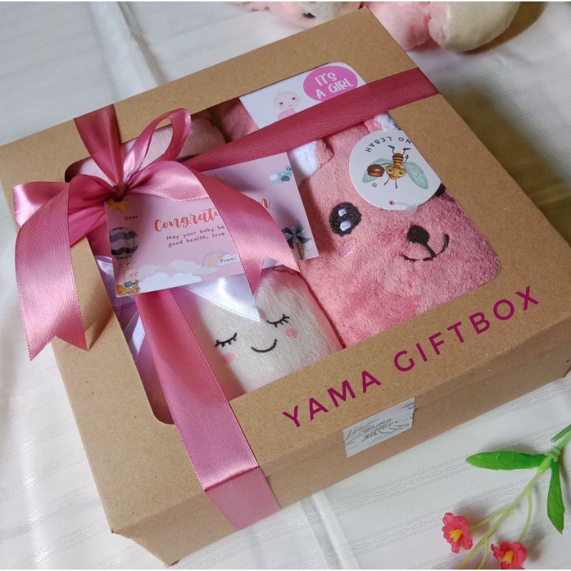 YAMA GIFTBOX hampers bayi parsel kado kelahiran bayi  handuk dan selimut bayi