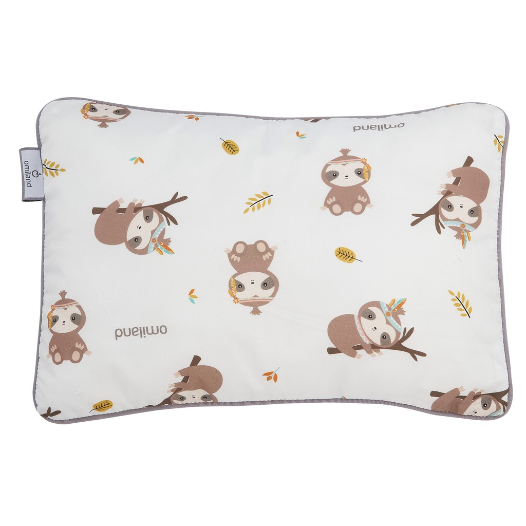 Omiland Bantal Guling Bayi Set Peang Sloth Series Bahan Halus Tidak Berbulu - OB37151-2